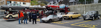 We will of course take care of the transport of our classic cars for you