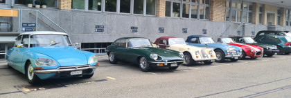 The vehicles ready for collection