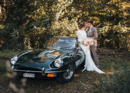 rent a wedding car - Jaguar E-Type